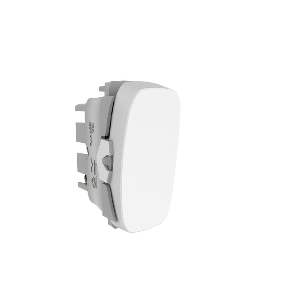 Módulo Interruptor paralelo 10A 250V~ Gracia Alumbra Branco