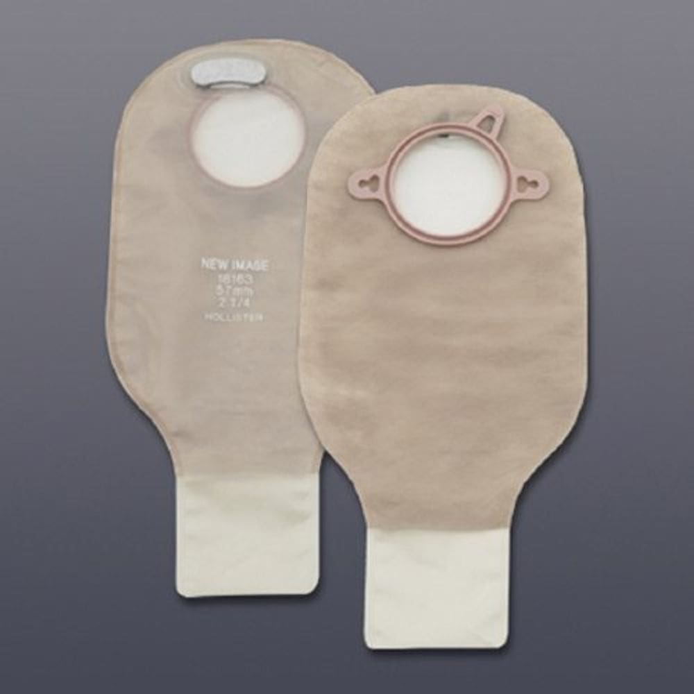 Bolsa de ostomia filtrada Nova imagem sistema de duas peças de comprimento 12 polegadas de comprimento drenável contagem transparente 10 por Hollister