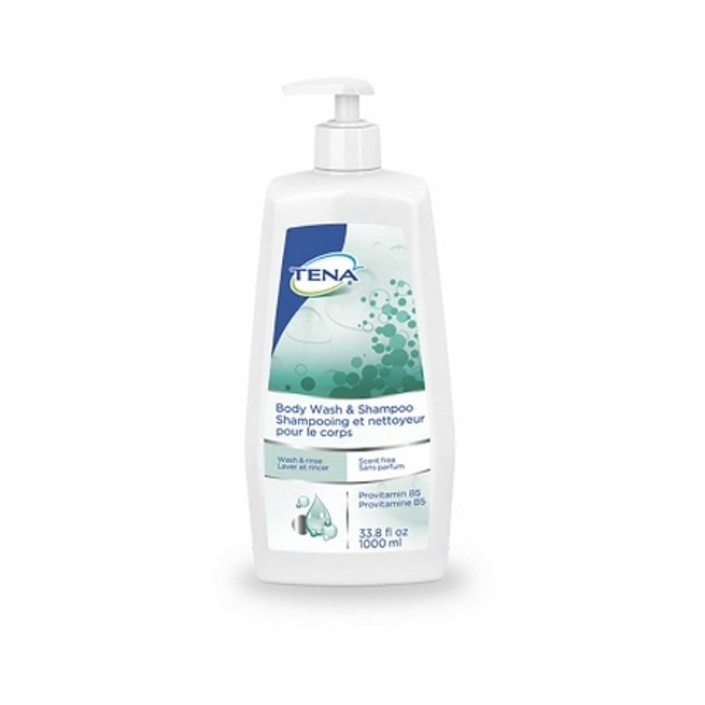 Shampoo e Lavagem Corporal Não Perfumados 1 Cada por Tena