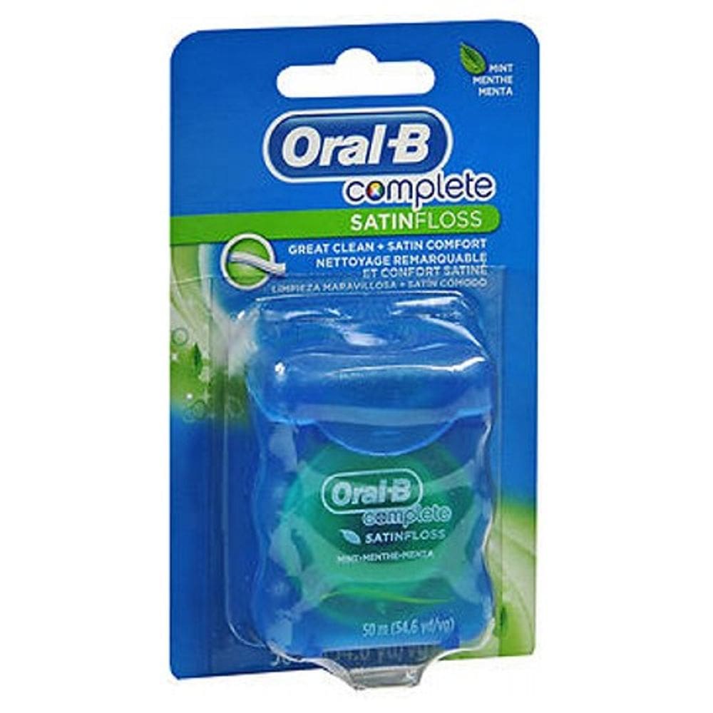 Oral-B Complete Satin Floss Mint 55 jardas cada da Oral-B (pacote com 2)