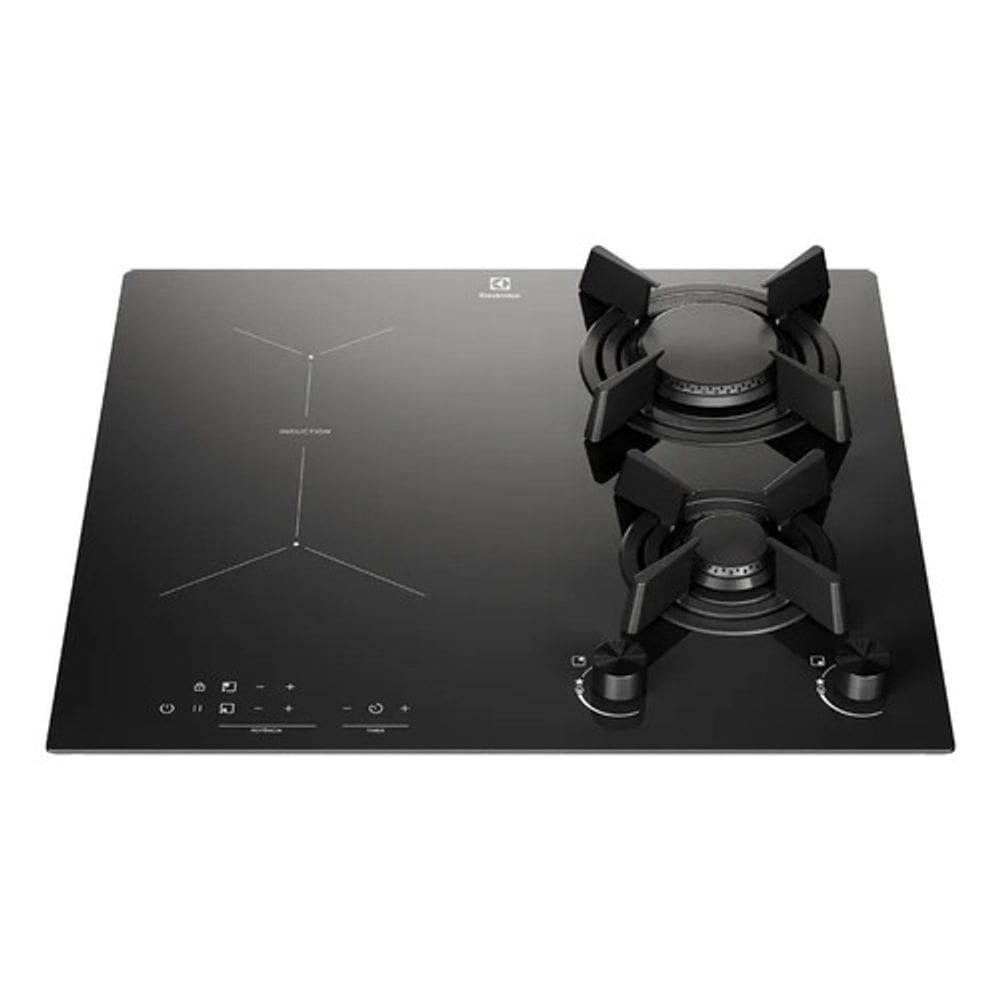 Cooktop 4 Bocas Híbrido 52x59cm 2 Indução E 2 Gás Electrolux