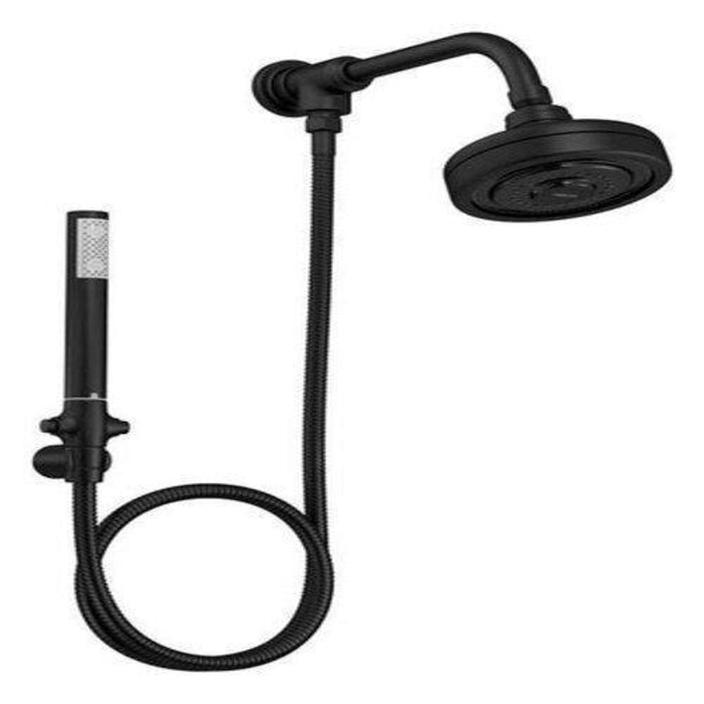 Ducha Black Premier Com Chuveirinho Parede Acqua Plus - Deca