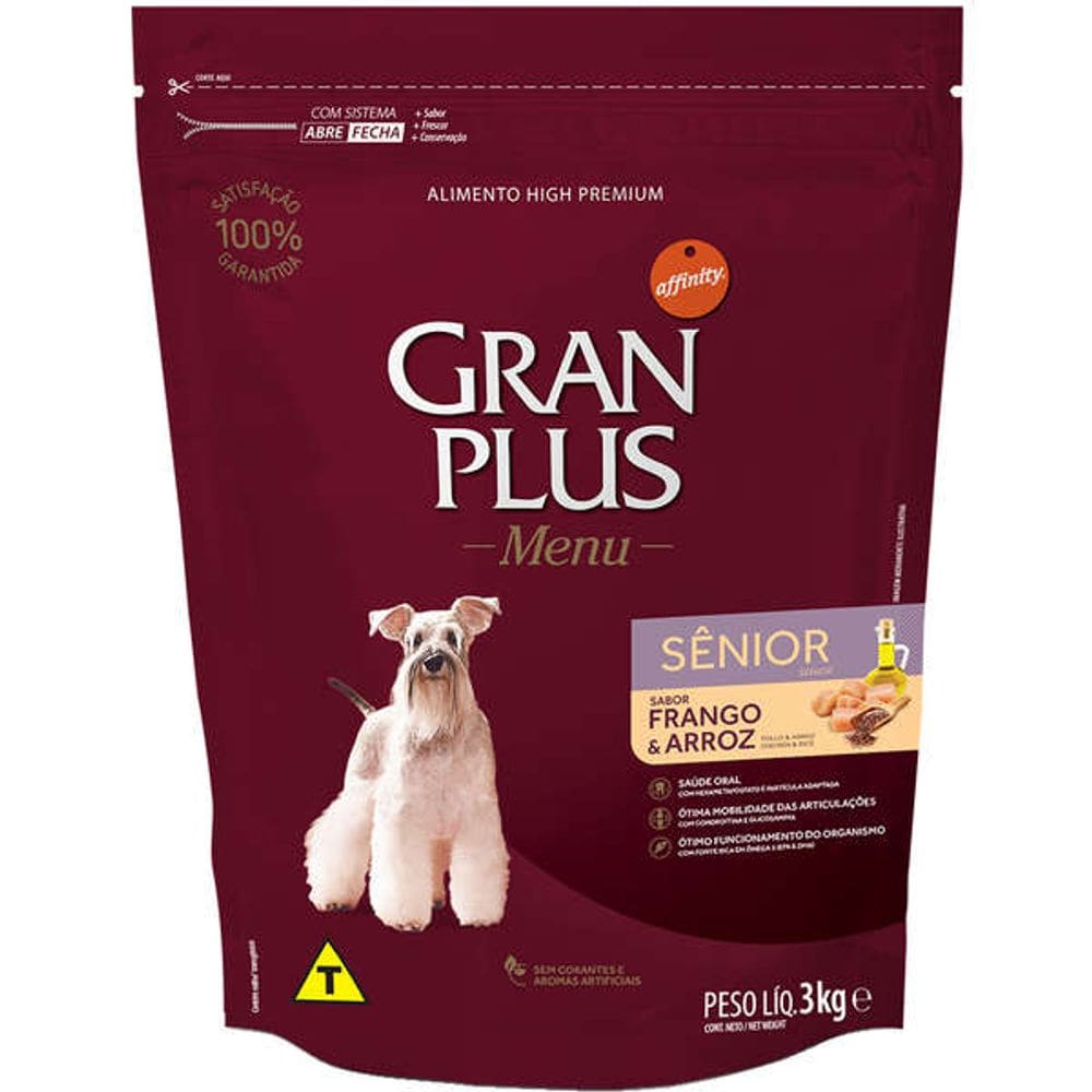Gran Plus Caes Ad. Mini Senior 3 Kg