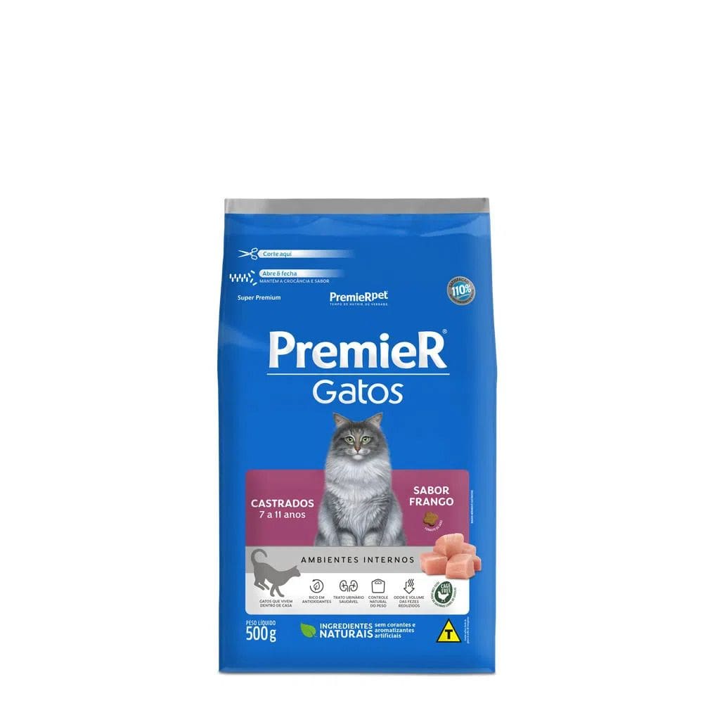 Premier A.I.Gatos Cast.Frango 7 a 11 anos 500g