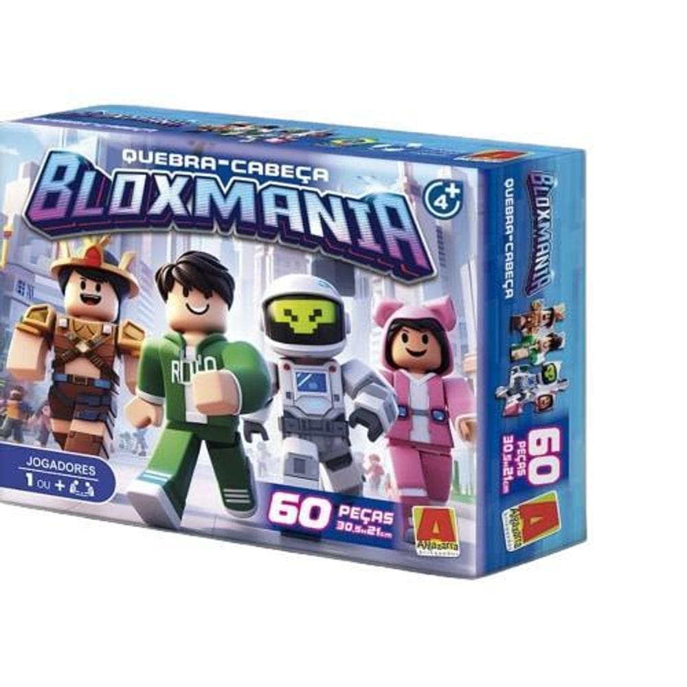 Quebra-Cabeça Bloxmania 60 Peças Roblox Algazarra