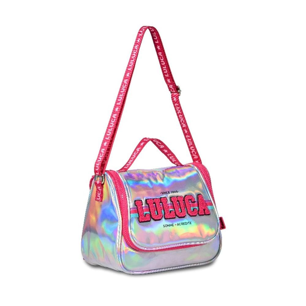 Lancheira Luluca Holográfica Escolar