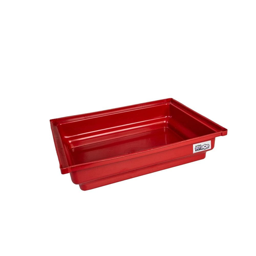 Bandeja Plástica Higiênica Vermelha Gaiola Pequena Jel Plast