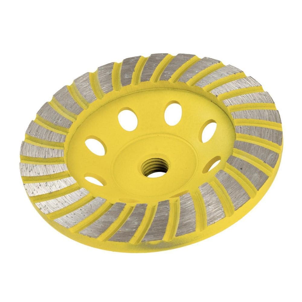 Rebolo Diamantado Turbo 115Mm M14 Desbaste Esmerilhadeira