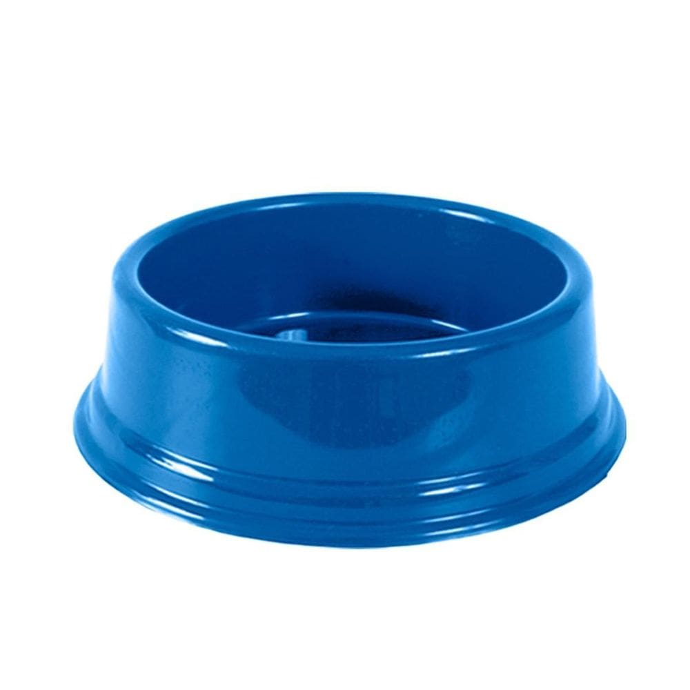 Comedouro Ou Bebedouro Cães Azul 2700Ml Pet Au Jel Plast