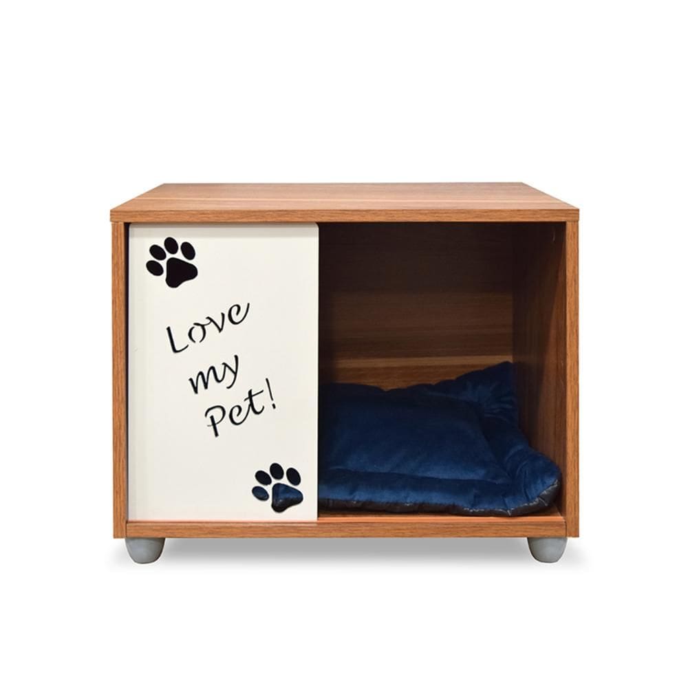 Armario Pet Com Porta Deslizante - Matte/Off White