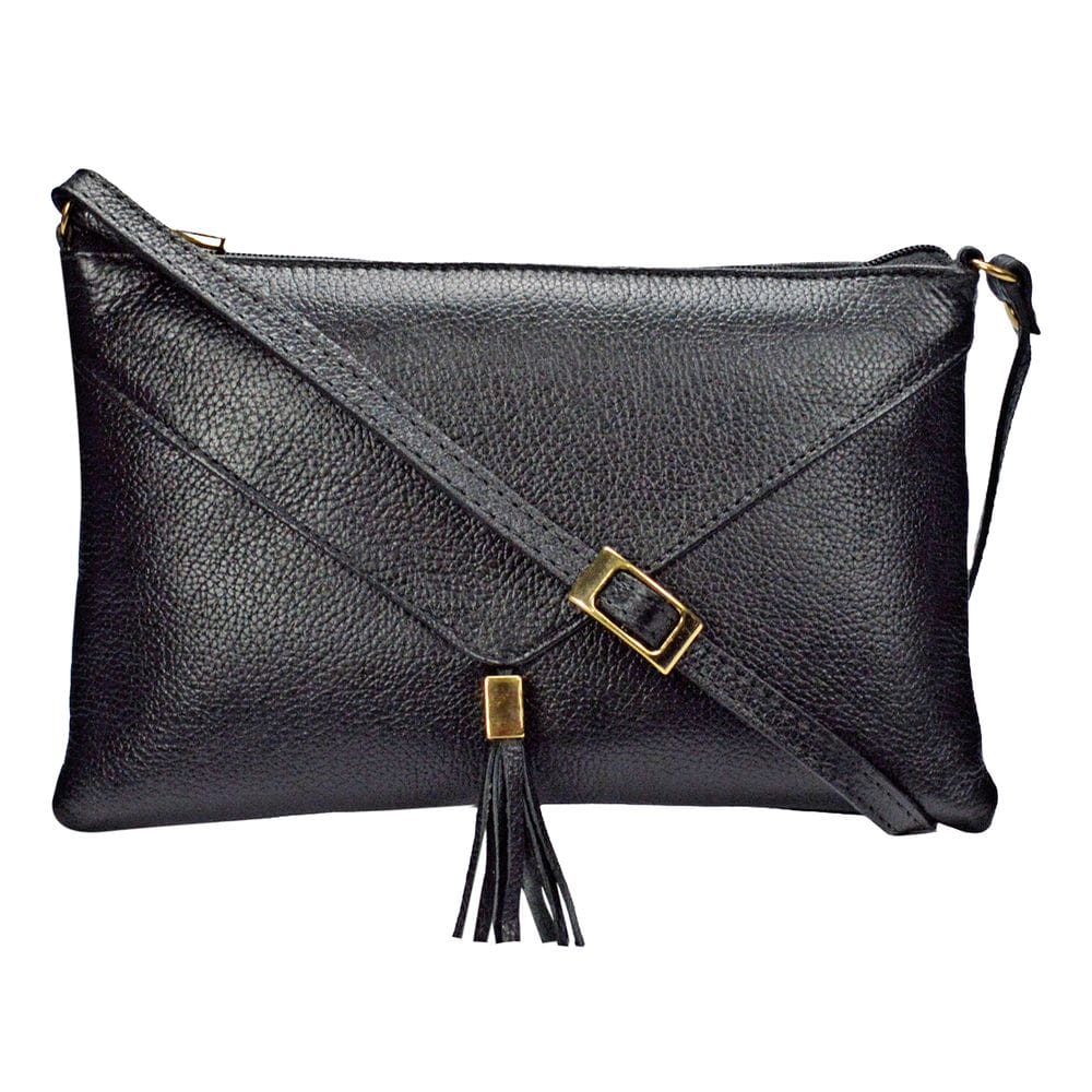Bolsa Feminina Transversal Tiracolo Média Barata Couro