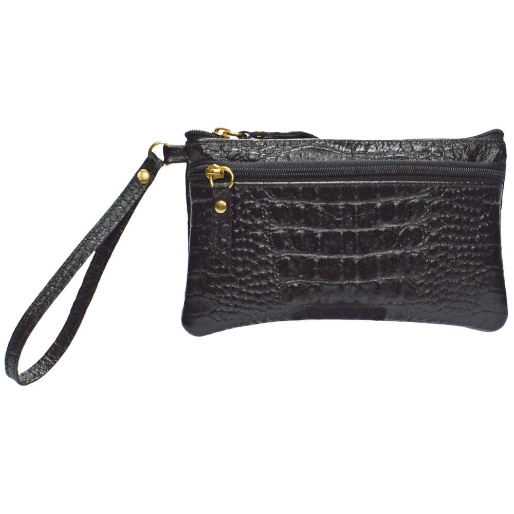 Carteira Bolsa Clutch Feminina Porta Celular em Couro