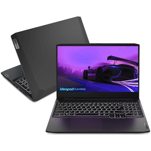 REEMBALADO: Notebook Lenovo ideapad Gaming 3i, i5-11300H, 8GB, 512GB Preto