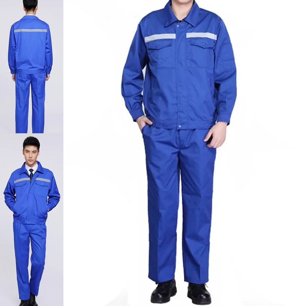 Conjunto Uniforme Profissional Faixa Refletiva Segurança Trabalho Construçao Civil Obra Transito Eletricista Mecanico