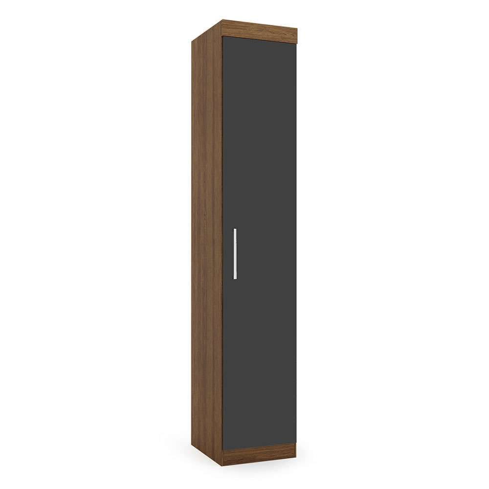 gurada-roupa modulado gênova 1 pt ipê wood e grafite