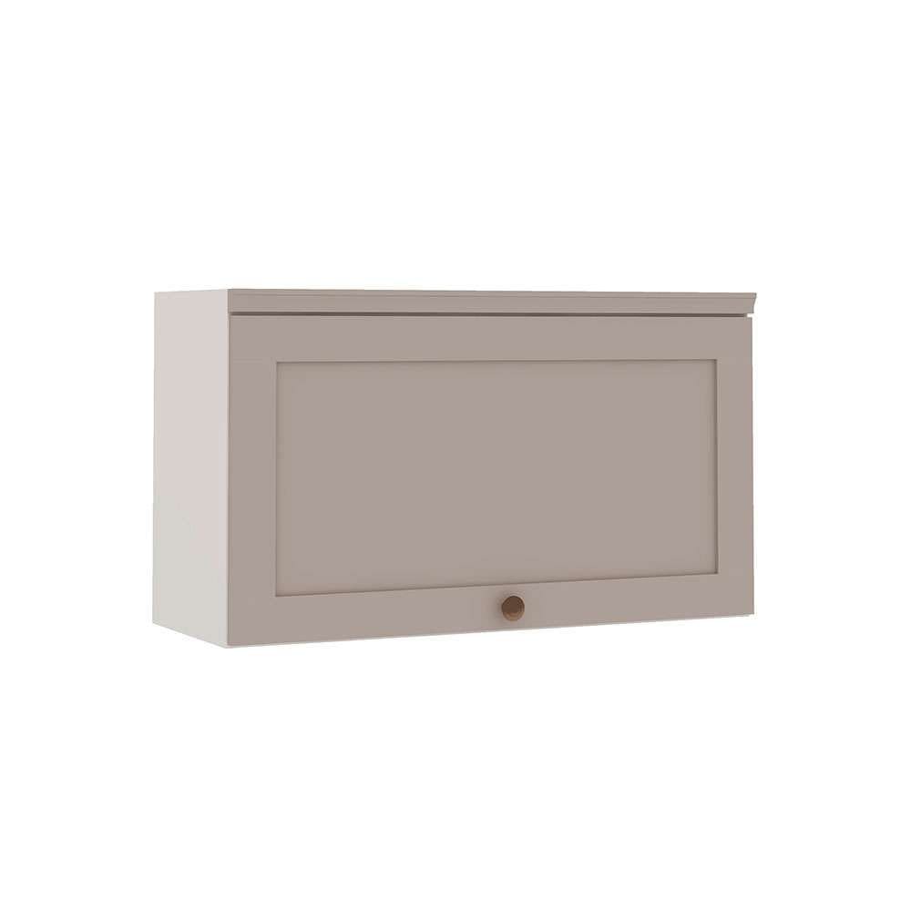 armário aéreo iluminata 1 pt branco e 80 cm