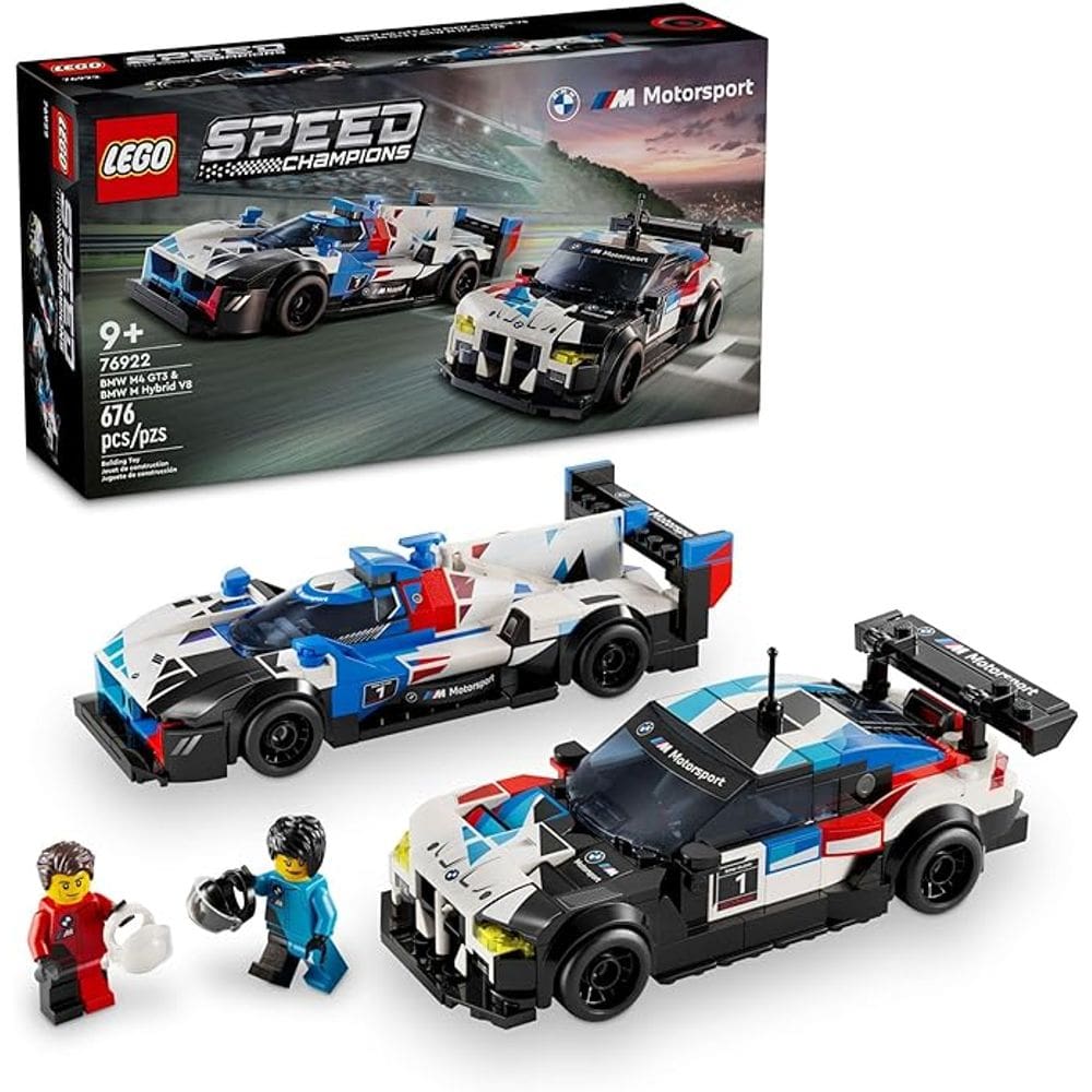 Blocos de Montar - Carros de Corrida BMW M4 GT3 e BMW M Hybrid V8 LEGO DO BRASIL