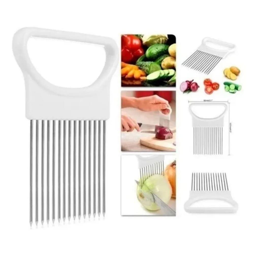 Suporte Fatiador Cortador Cebola Tomate Legumes (pente Inox)
