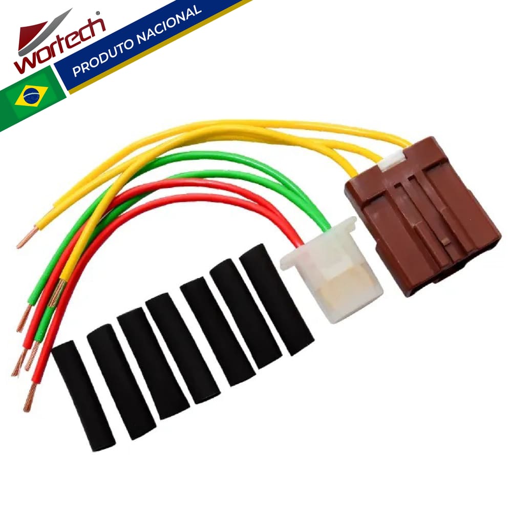 Conector Regulador Retificador Malaguti Spider Max GT 500 - Wortech