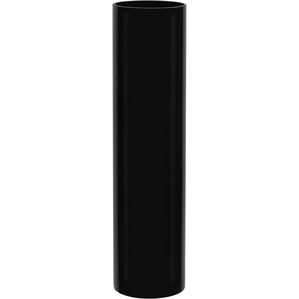 Vaso Decorativo Enfeite Casa Vidro 60x15x15cm Preto