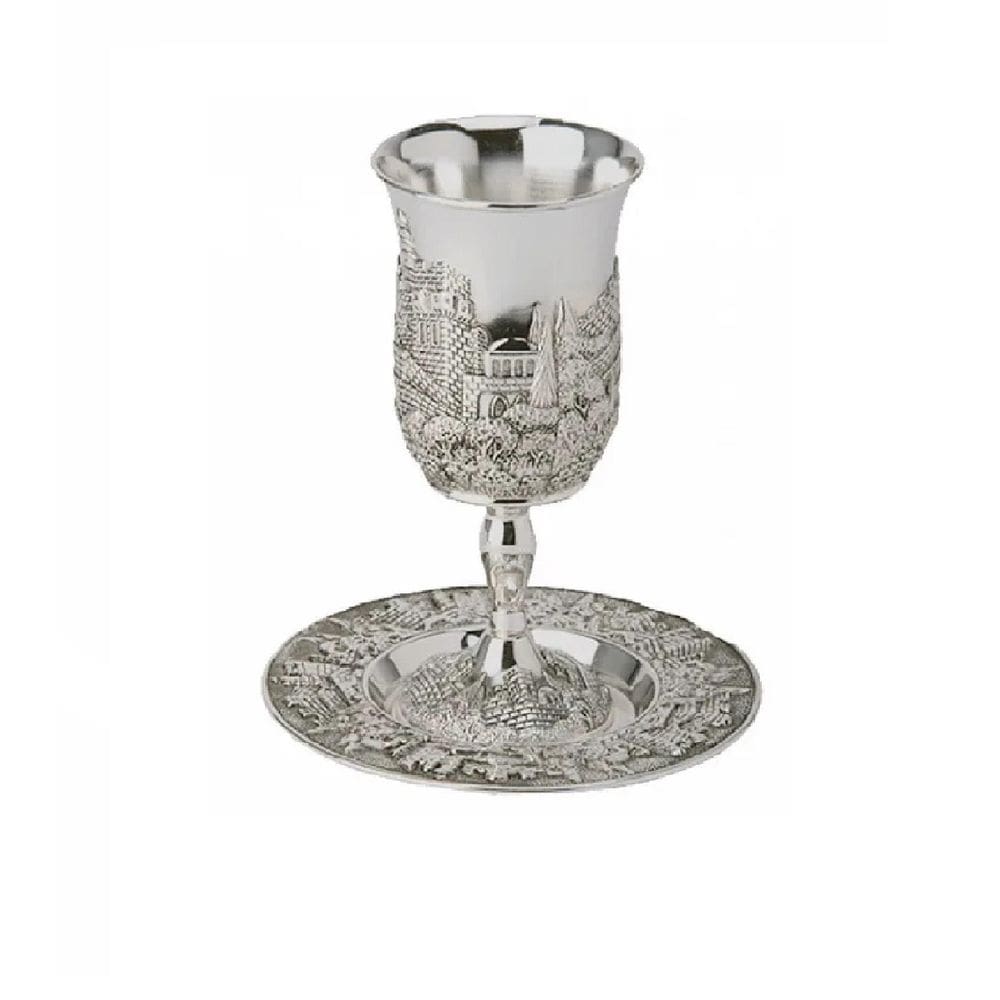 Copo - Taça De Santa Ceia Prata Kidush - Direto De Israel