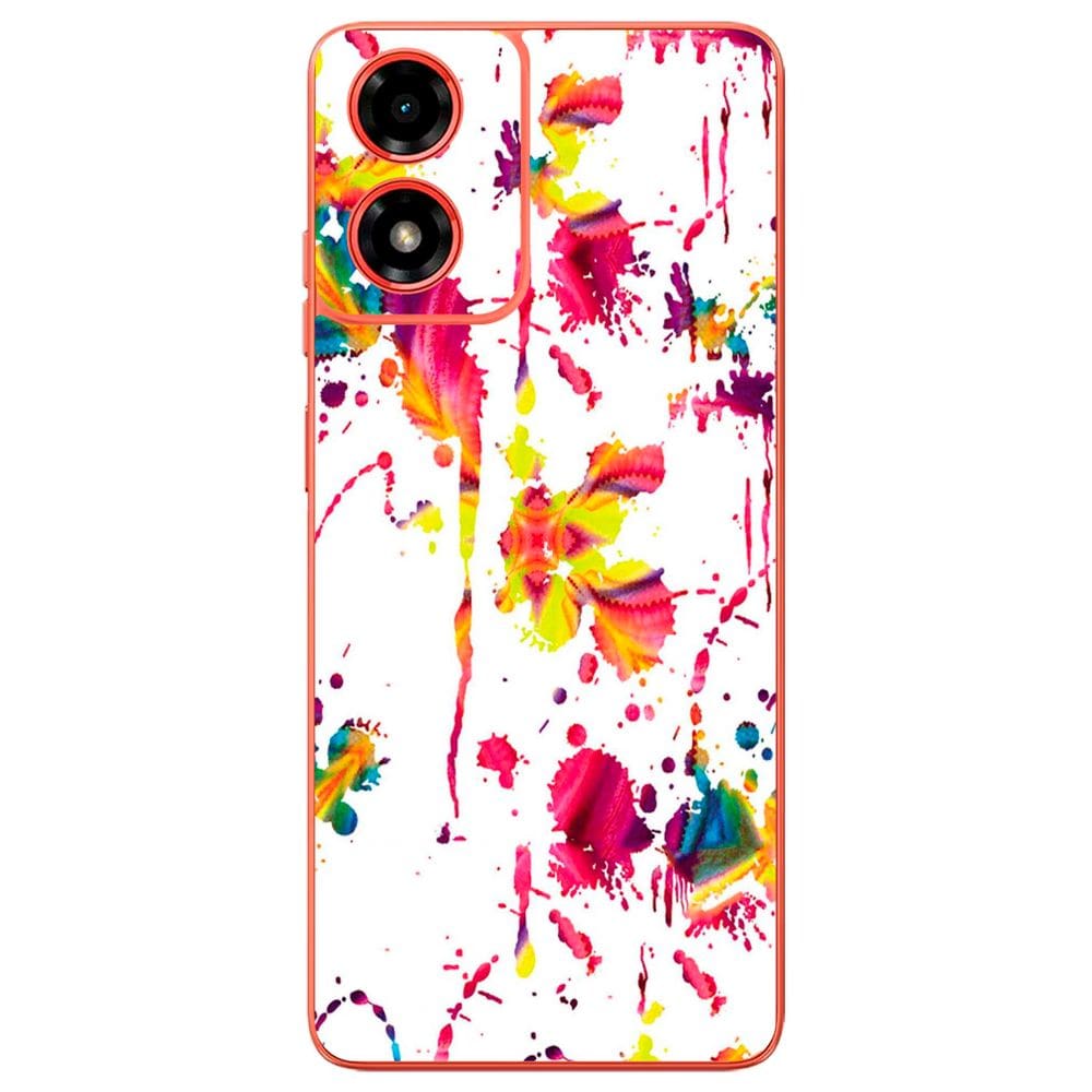 Capa Adesivo Skin205 Verso Para Motorola Moto G04S (2024)