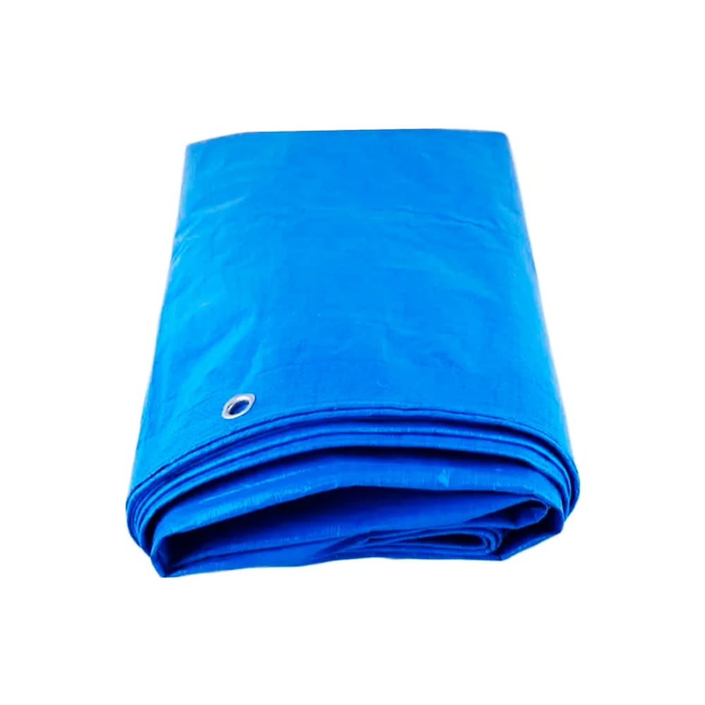 Lona Multiuso Polietileno 5X4 M Azul BelFix 100 Micras Fio Sintético Impermeável
