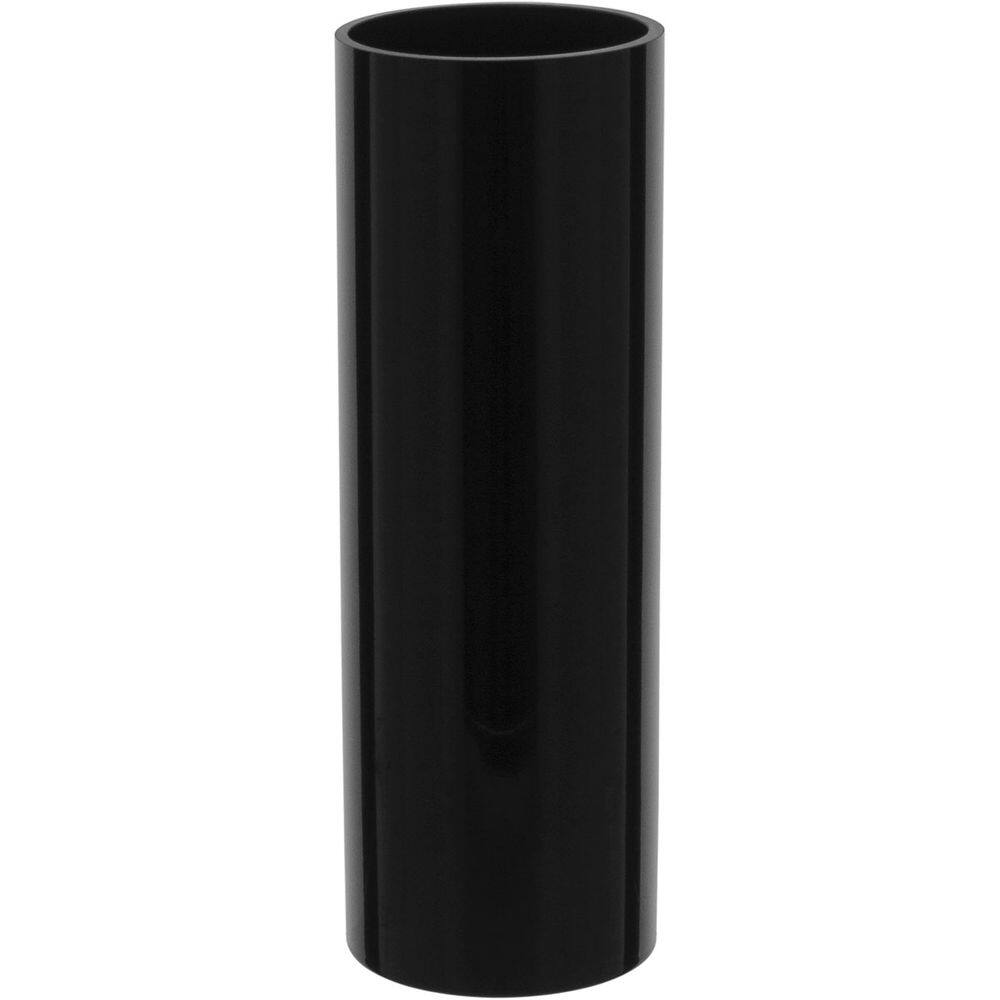 Vaso Decorativo Enfeite Casa Vidro 30x10x10cm Preto