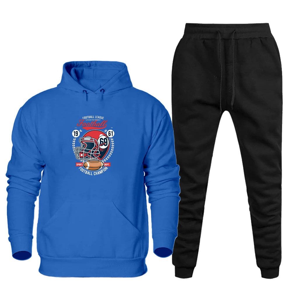 Conjunto Moletom Plus Size Tamanho Grande Canguru Capuz Estampado Com Calça Basica Cordao Ajustavel