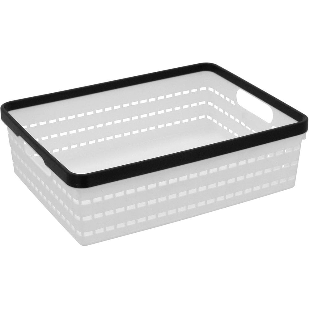 CAIXA ORGANIZADORA PLÁSTICO 9x22x29cm BRANCO