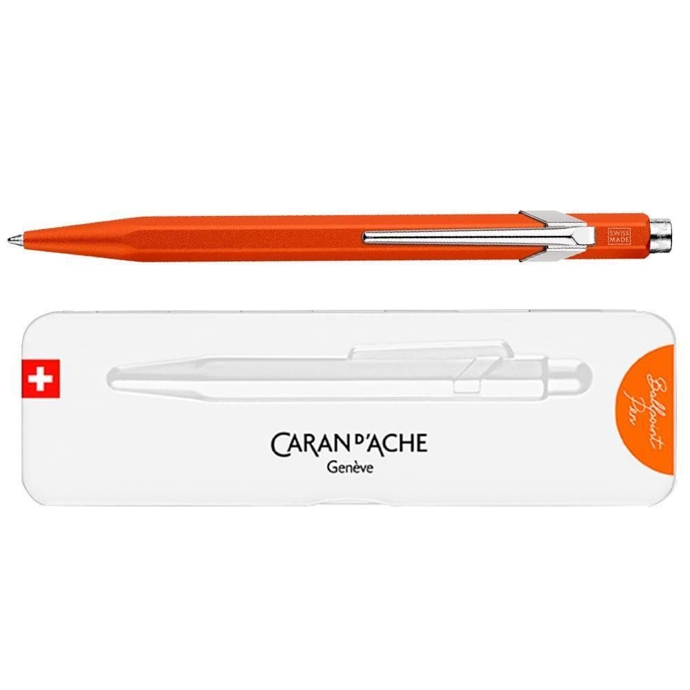 Caneta Esferográfica Caran D`Ache Colormat-X 849 Laranja