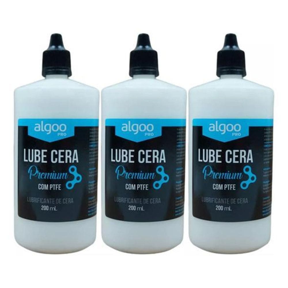 Óleo Lubrificante Algoo Cera Seco Ptfe 600Ml Correntes Bike