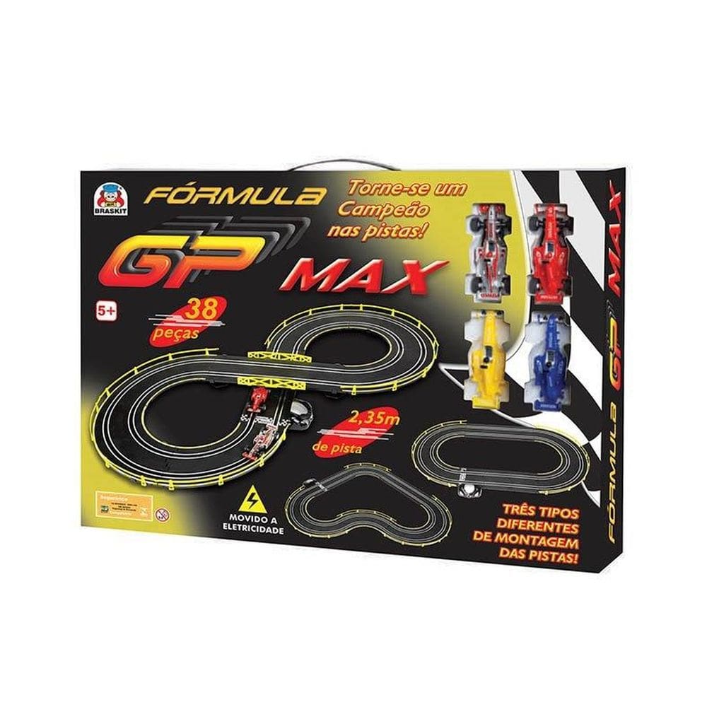 Autorama Elétrico Pista De Corrida Fórmula Gp Max - Braskit