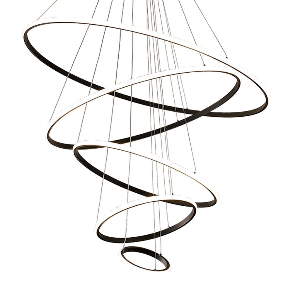 Lustre Pendente Nitrolux LP-405P Preto Led Bivolt