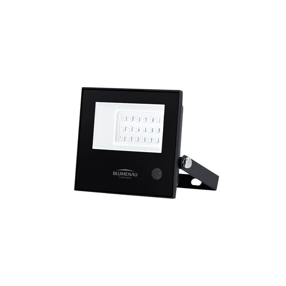 Refletor Blumenau Led Play RGB 20W Preto Bivolt