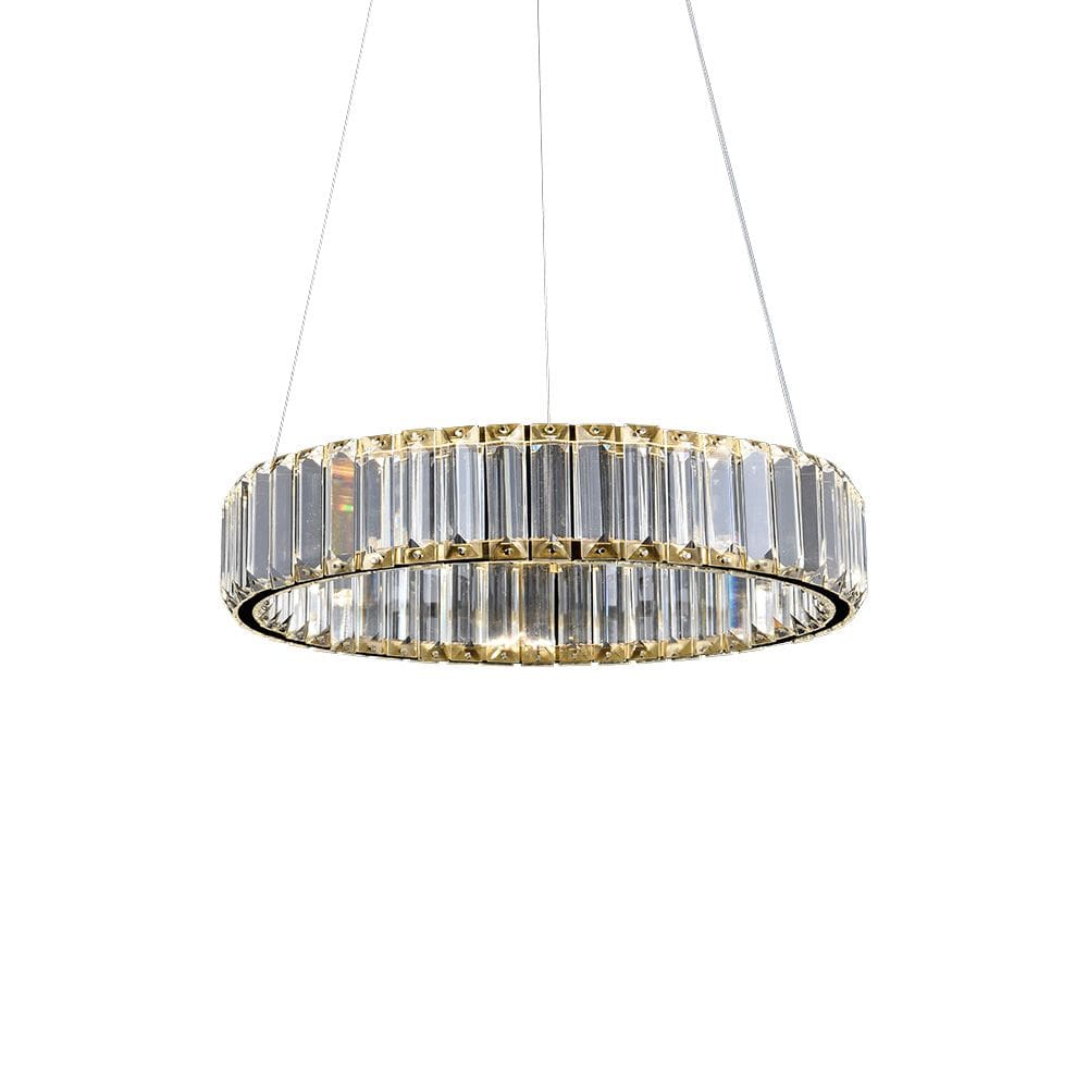 Lustre Pendente Nitrolux LTP-018 Dourado Led Bivolt