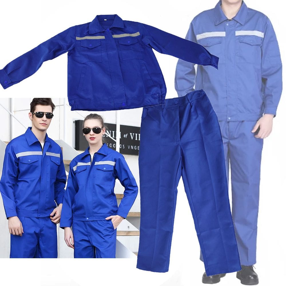 Conjunto Uniforme EPI Segurança Trabalho Faixa Refletiva Construçao Civil Obra Proteçao Mecanico