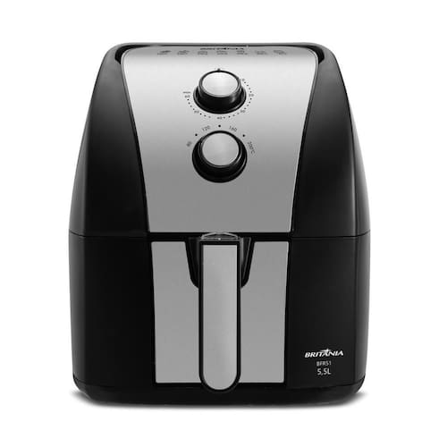 imagem-Air Fryer Britânia 5,5L Antiaderente Gold 1500W BFR51 - 220V