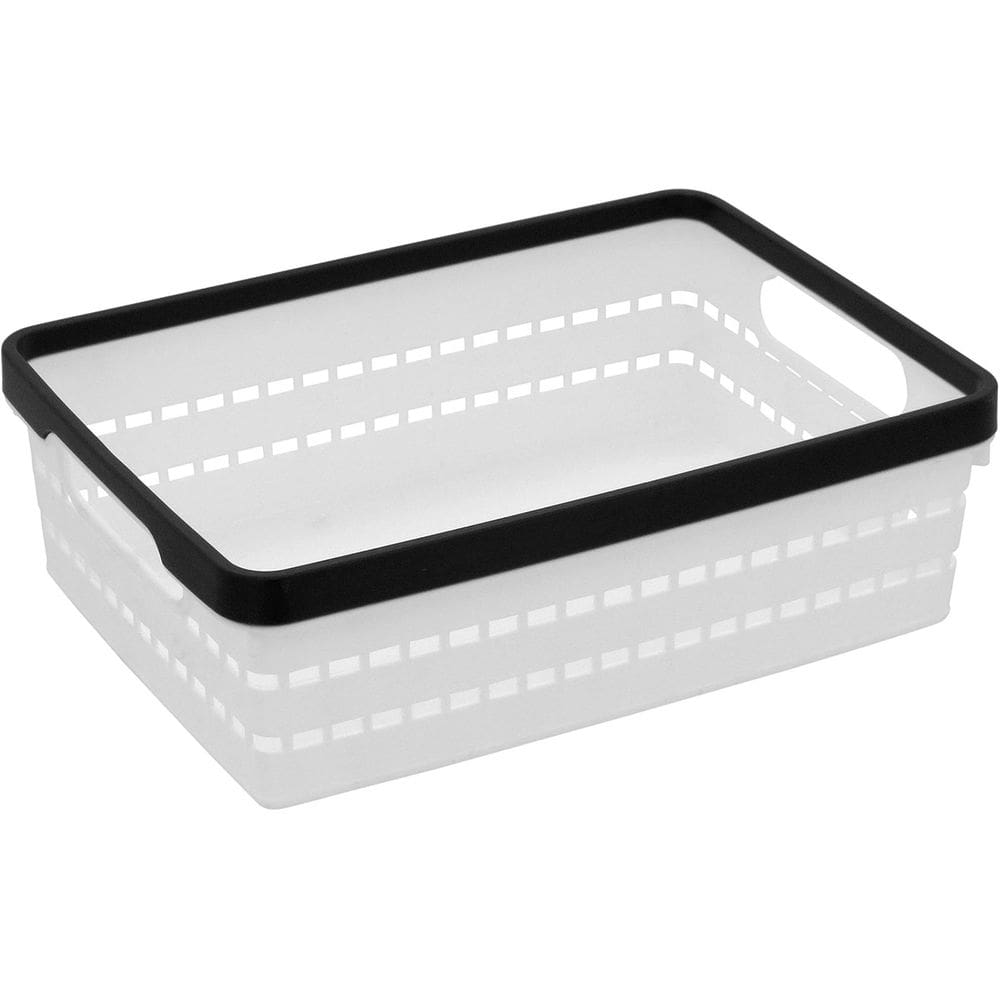 CAIXA ORGANIZADORA PLÁSTICO 7x16x23cm BRANCO