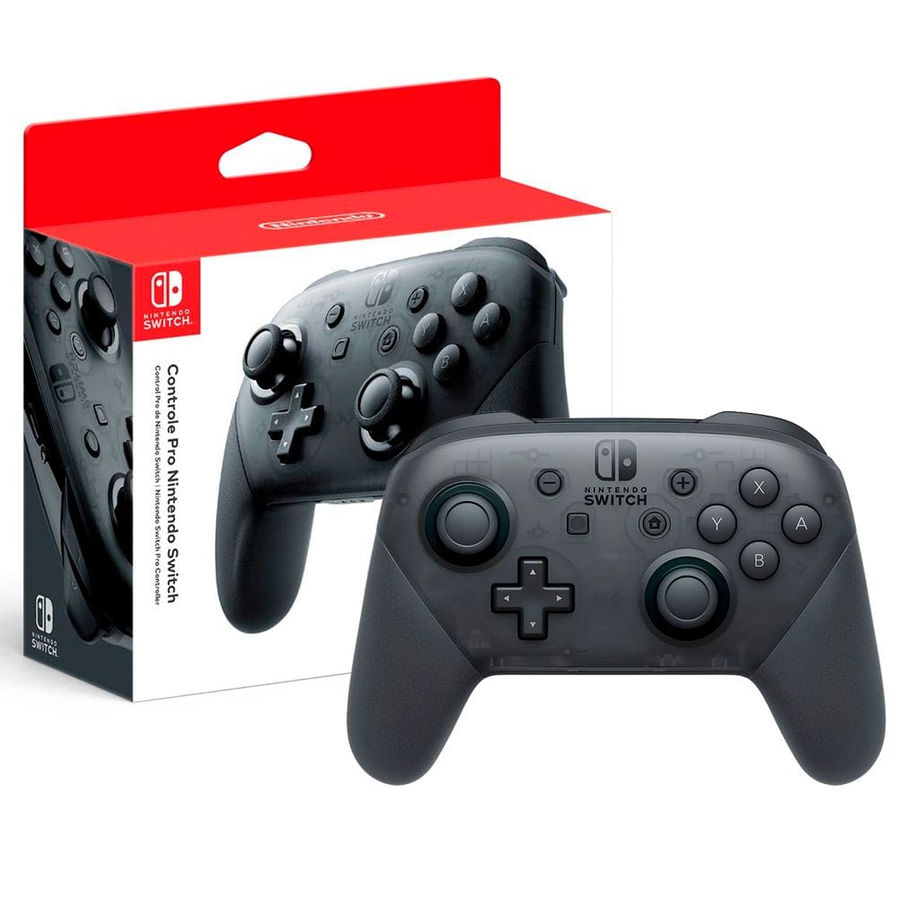 Controle Switch Pro Controller Sem Fio, HACAFSSK2 - Preto