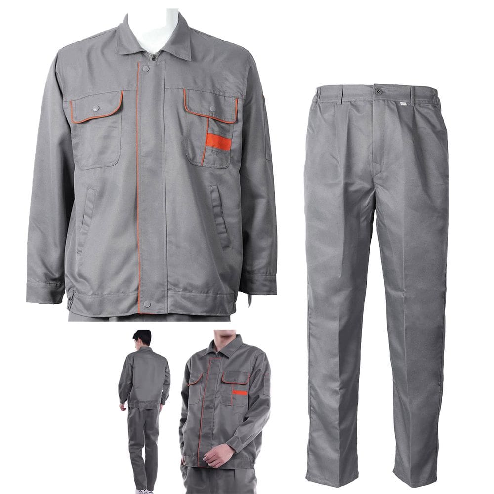Conjunto Uniforme EPI Listra Refletiva Obra Construçao Civil Profissional Eletricista Prestador de Serviço