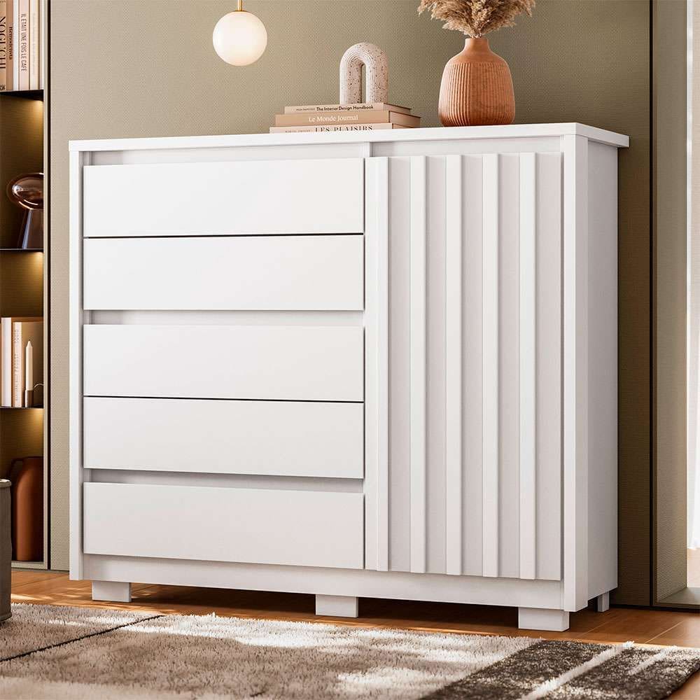 cômoda duetto 1 pt 5 gv branca