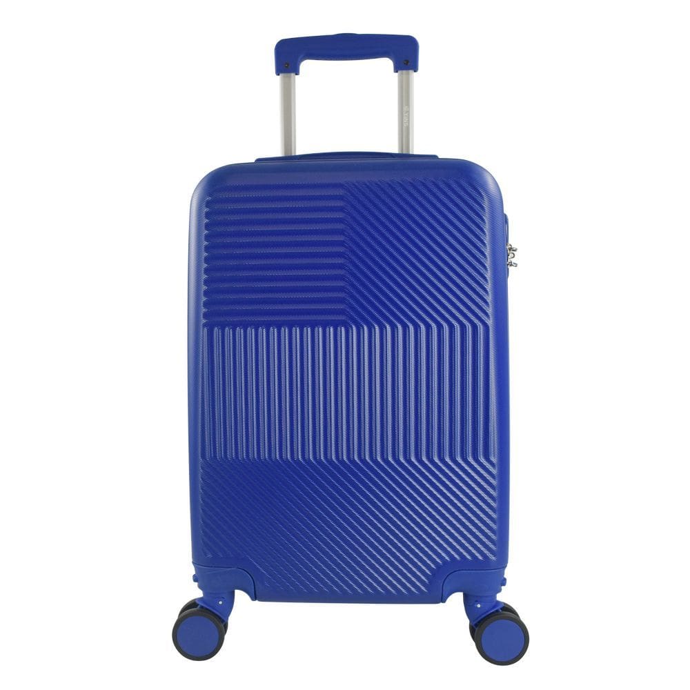 Mala de Bordo Pequena para Viagem em Abs Yins 21190 Cadeado Integrado Rodas Duplas 360 Azul