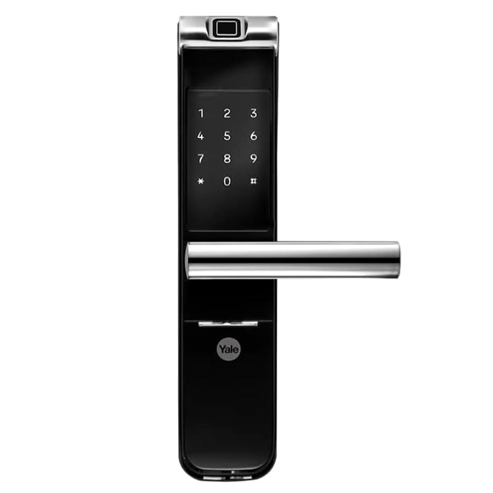 Fechadura Digital YMF 40A Yale com Biometria e Senha - Trinco Lingueta e Reversível