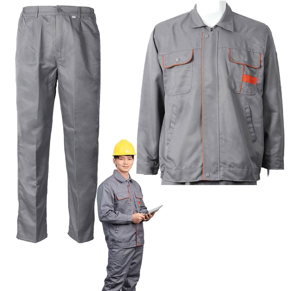Conjunto Uniforme EPI Profissional Listra Refletiva Obra Construçao Civil Prestador de Serviço
