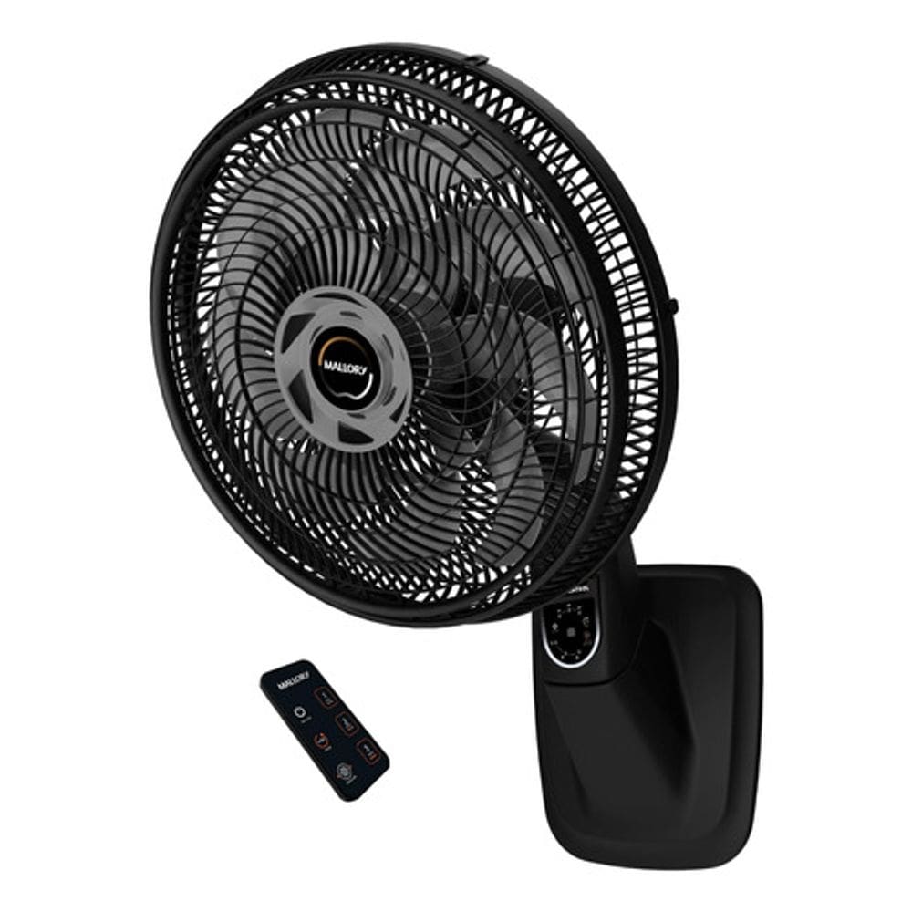 Ventilador De Parede 40cm 140w Control Remoto 220v - Mallory
