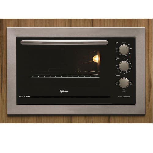 imagem-Forno de Elétrico de   Embutir Fischer 48 Litros Fit Line Inox – 220 Volts - 220V