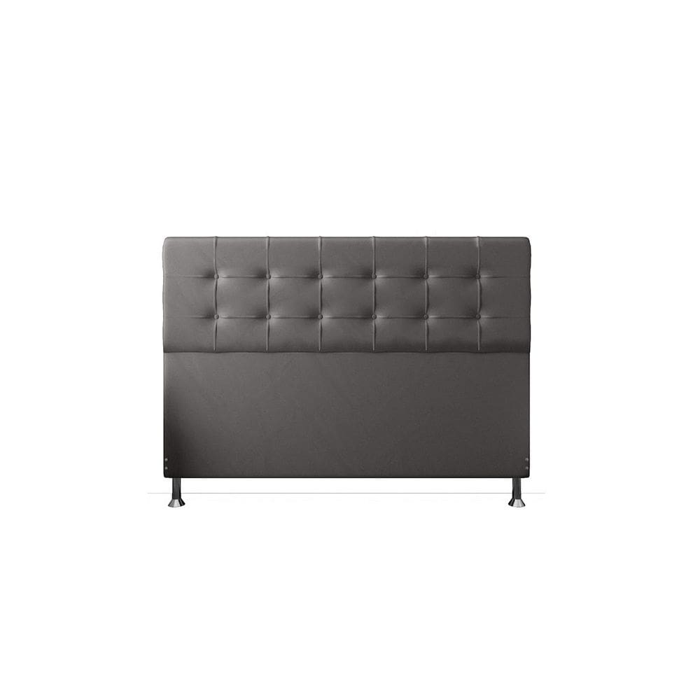 Cabeceira Cama Box King Estofada Grécia 195 Cm Suede Cza