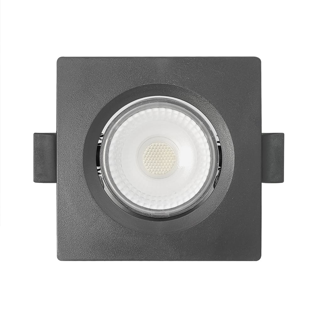 Spot de Led Embutir Alltop Par30 Quadrado 10W Preto Bivolt Taschibra 4000K Luz Neutra