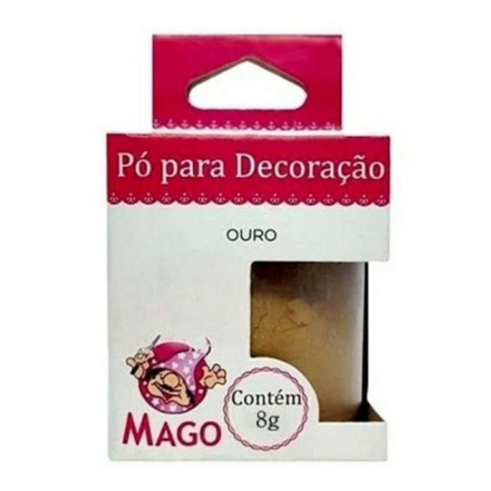 Pó Para Decoração Comestível Mago Ouro 8gr